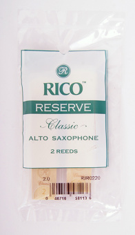 RJR0220 Rico Reserve Трости для саксофона альт, размер 2.0, 2шт, Rico от магазина Соло в Иркутске