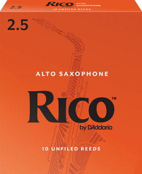 RJA1025 Rico Трости для саксофона альт, размер 2.5, 10шт в упаковке Rico от магазина Соло в Иркутске