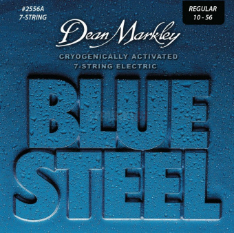 DM2556A Blue Steel Комплект струн для 7-струнной электрогитары, никелированные, 10-56, Dean Markley от магазина Соло в Иркутске
