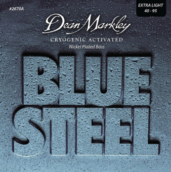 DM2670A Blue Steel NPS Комплект струн для бас-гитары, никелированные, 40-90, Dean Markley от магазина Соло в Иркутске