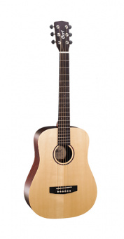 EARTH-MINI-F Earth Series Электро-акустическая гитара 3/4, цвет натуральный, с чехлом, Cort от магазина Соло в Иркутске