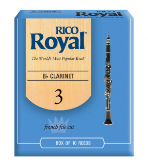RCB1030 Rico Royal Трости для кларнета Вb, размер 3.0, 10шт, Rico от магазина Соло в Иркутске