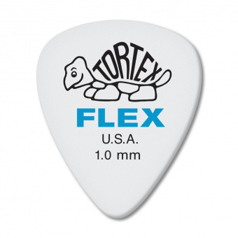 428P1.0 Tortex Flex Медиаторы, 12шт, толщина 1,00мм, Dunlop от магазина Соло в Иркутске