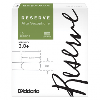 DJR10305 Reserve Трости для саксофона альт, размер 3.0+, 10шт., Rico от магазина Соло в Иркутске