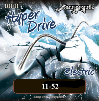 BH-H Hyper Drive Комплект струн для электрогитары, никель/железо, 11-52, Мозеръ от магазина Соло в Иркутске