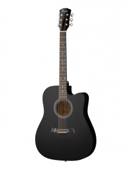 FFG-4101C-BK Акустическая гитара, с вырезом, черная, Foix от магазина Соло в Иркутске