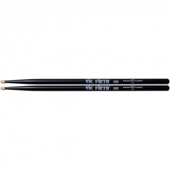 VIC-5AB American Classic 5A Black Барабанные палочки, деревянный наконечник, Vic Firth от магазина Соло в Иркутске
