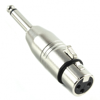 CA309 Переходник (разъем переходной) XLR гнездо — 1/4'' моно штекер, Soundking от магазина Соло в Иркутске