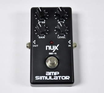 *NUX-AS-4 Modern Amplifier Simulator Педаль эффектов, эмулятор современных усилителей, Nux Cherub от магазина Соло в Иркутске