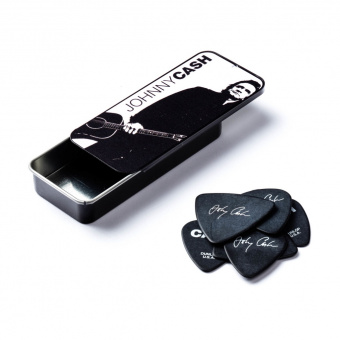 JCPT02H Johnny Cash Legend Медиаторы 6шт, толстые, в коробочке, Dunlop от магазина Соло в Иркутске