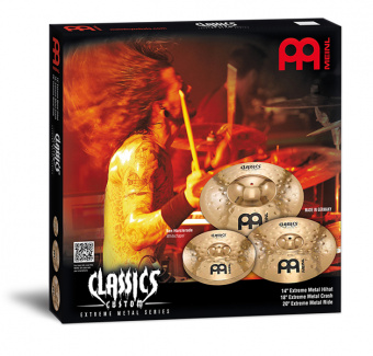 CC-EM480 Classics Custom Extreme Metal Комплект тарелок 14, 18, 20", Meinl от магазина Соло в Иркутске