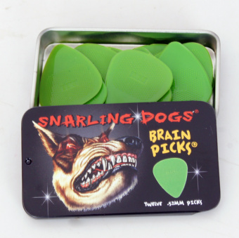 TNSDB351-53 Brain Picks Медиаторы 12шт, толщина 0.53, Snarling Dogs от магазина Соло в Иркутске