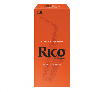 RJA2525 Rico Трости для саксофона альт, размер 2.5, 25шт, Rico от магазина Соло в Иркутске