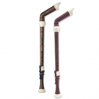 AWR-BW(B) Wood Grain Блокфлейта бас, барочная система, коричневая, 3 части, Angel от магазина Соло в Иркутске