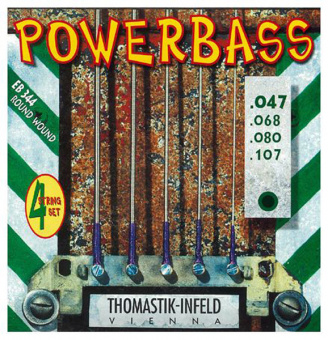 EB344 Power Bass Комплект струн для бас-гитары, Medium Light, 47-107, Thomastik от магазина Соло в Иркутске