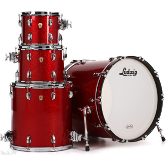 L88204AX27 Classic Maple MOD Набор барабанов, красный, Ludwig от магазина Соло в Иркутске