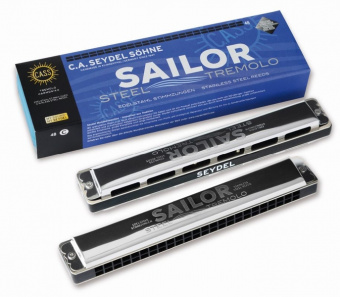 26484A Sailor Steel Am Губная гармошка тремоло, Seydel Sohne от магазина Соло в Иркутске