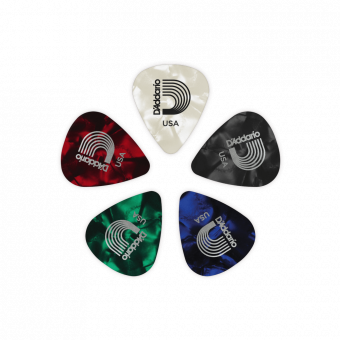 1CAP7-100 Assorted Pearl Медиаторы, перламутровые, 100шт, целлулоид, очень толстые, Planet Waves от магазина Соло в Иркутске