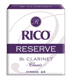 RCT1025 Rico Reserve Classic Трости для кларнета Bb, размер 2.5, 10шт, Rico от магазина Соло в Иркутске