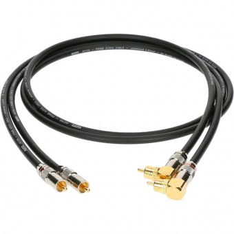 ALPA030 Кабель акустический RCA, 3м, прямой+ угловой, 2шт, Klotz от магазина Соло в Иркутске