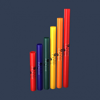 BWPW-P Boomwhackers Музыкальные трубки, пентатонический набор 6 нот, Boomwhackers от магазина Соло в Иркутске