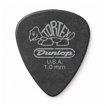 488R1.0 Tortex Pitch Black Standard Медиаторы 72шт, толщина 1,0мм, Dunlop от магазина Соло в Иркутске