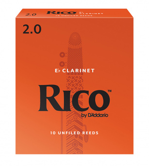 RBA1020 Rico Трости для кларнета Eb, размер 2.0, 10шт, Rico от магазина Соло в Иркутске