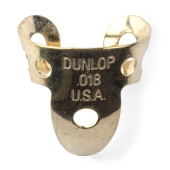 37R.018 Brass Медиаторы на палец 20шт, латунь, толщина .018, Dunlop от магазина Соло в Иркутске