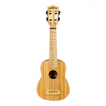 HH-2312 Bamboo Series Укулеле сопрано, с чехлом, цвет натуральный, Cascha от магазина Соло в Иркутске