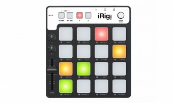 iRig-PADS MIDI-контроллер для iOS/Android устройств, IK Multimedia от магазина Соло в Иркутске