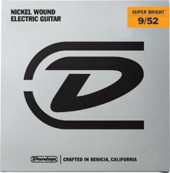 DESBN0952 Super Bright Комплект струн для 7-стр. электрогитары, никелированные, Light, 9-52, Dunlop от магазина Соло в Иркутске