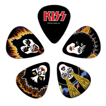 1CBK4-10K2 KISS Rock and Roll Over Медиаторы, 10шт, средние, Planet Waves от магазина Соло в Иркутске