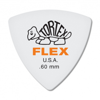 456R.60 Tortex Flex Медиаторы, 72шт, толщина 0,60мм, треугольные, Dunlop от магазина Соло в Иркутске