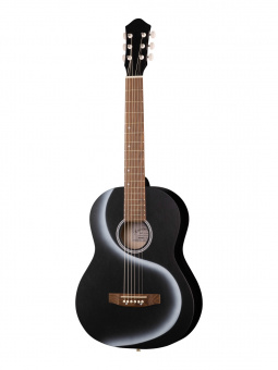 M-311-BK Акустическая гитара, черная, матовая, Амистар от магазина Соло в Иркутске
