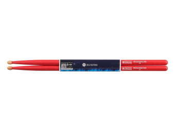 10104003 Colored Series Bluefire 5A RED Барабанные палочки, орех гикори, красные, HUN от магазина Соло в Иркутске