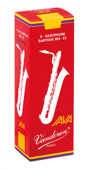 SR342R JAVA RED CUT Трости для саксофона баритон №2 (5шт), Vandoren от магазина Соло в Иркутске
