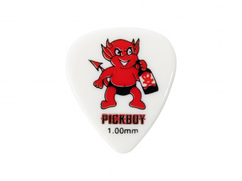 GP-211-5/100 Celltex Red Devil Медиаторы 50шт, толщина 1.0мм, Pickboy от магазина Соло в Иркутске