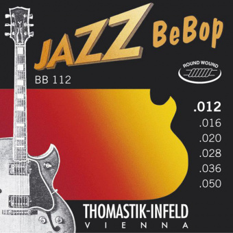 BB112 Jazz BeBob Комплект струн для электрогитары, Light, сталь/никель, 12-50, Thomastik от магазина Соло в Иркутске
