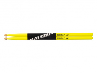 7KLHBYL5B Yellow 5B Барабанные палочки, граб, флуоресцентные желтые, Kaledin Drumsticks от магазина Соло в Иркутске