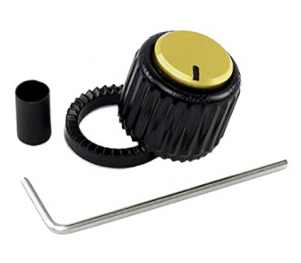 PW-LNL-01BG Loknob Ручка-фиксатор потенциометра, пластик, большая золотая, Planet Waves от магазина Соло в Иркутске