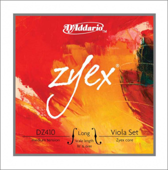 DZ410-LM Zyex Комплект струн для альта, большого размера, среднее натяжение, D'Addario от магазина Соло в Иркутске