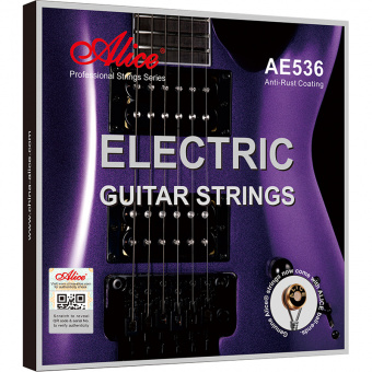 AE536-XL Комплект струн для электрогитары, сплав железа, Extra Light, 8-38, Alice от магазина Соло в Иркутске