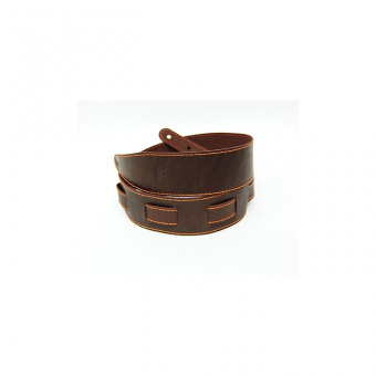 FL66015L11 Leather 11 Ремень для гитары, кожаный, махагон, Fidel от магазина Соло в Иркутске