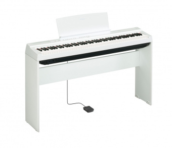P-125WH Цифровое пианино, со стойкой и педалью, белое, Yamaha от магазина Соло в Иркутске