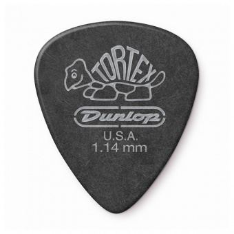 488R1.14 Tortex Pitch Black Standard Медиаторы 72шт, толщина 1,14мм, Dunlop от магазина Соло в Иркутске
