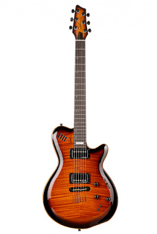 024087 LGX-SA Cognac Burst Flame AA Электрогитара, Godin от магазина Соло в Иркутске