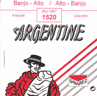 1520 Argentine Комплект струн для банджо альт, петля, Savarez от магазина Соло в Иркутске