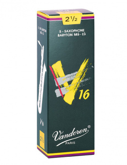 SR7425 V16 Трости для саксофона баритон, размер 2.5, 5шт, Vandoren от магазина Соло в Иркутске