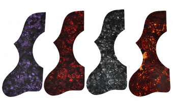 PCG-4L Защитная накладка для леворукой акустической гитары, фигурная, целлулоид, Мозеръ от магазина Соло в Иркутске