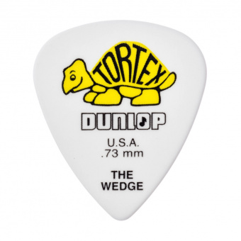 424R.73 Tortex Wedge Медиаторы 72шт, толщина 0.73мм, Dunlop от магазина Соло в Иркутске